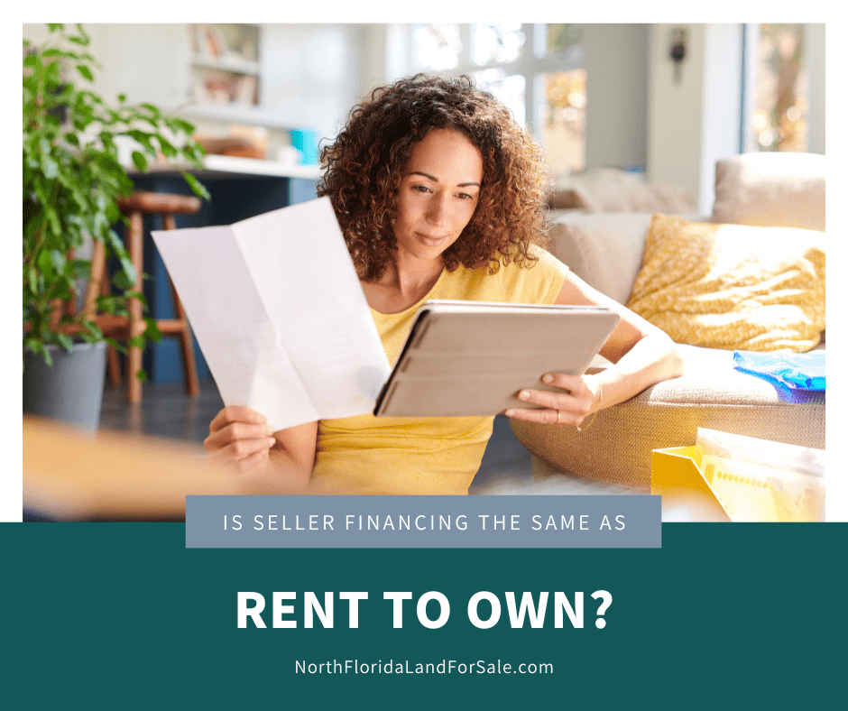 Is Seller Financing the Same Thing as Rent to Own?