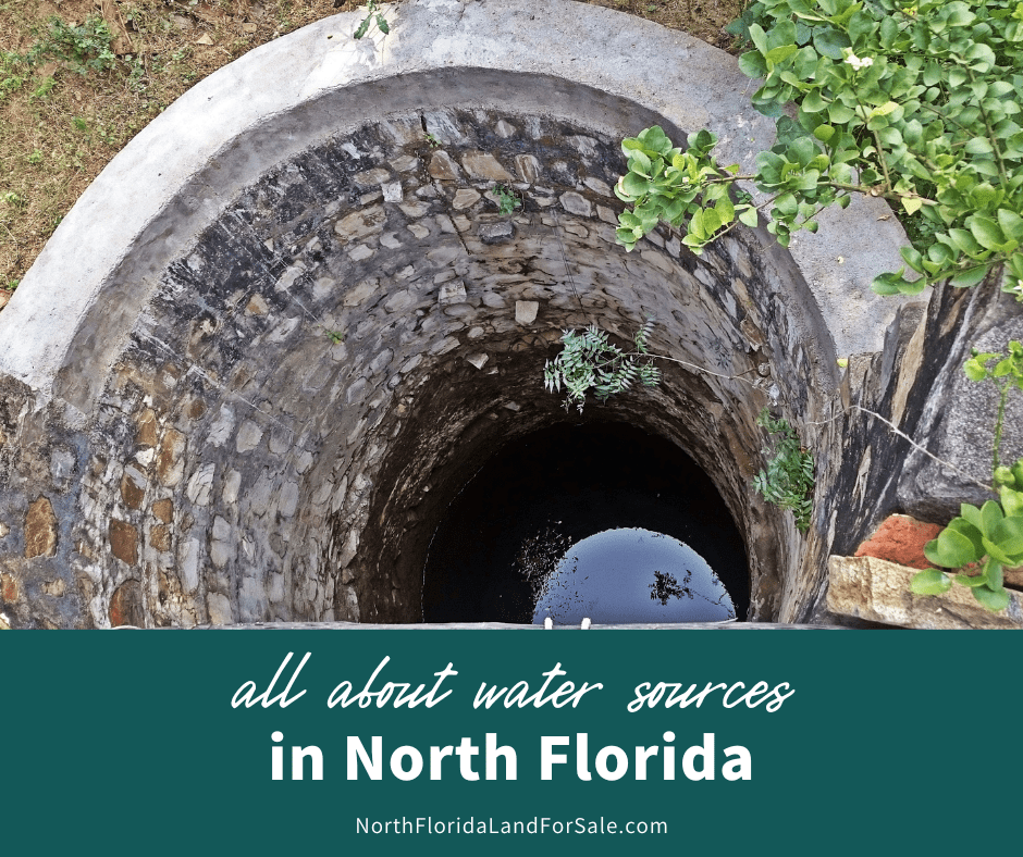Water Sources on North Florida Land: Wells, Rivers, and Rainwater Harvesting